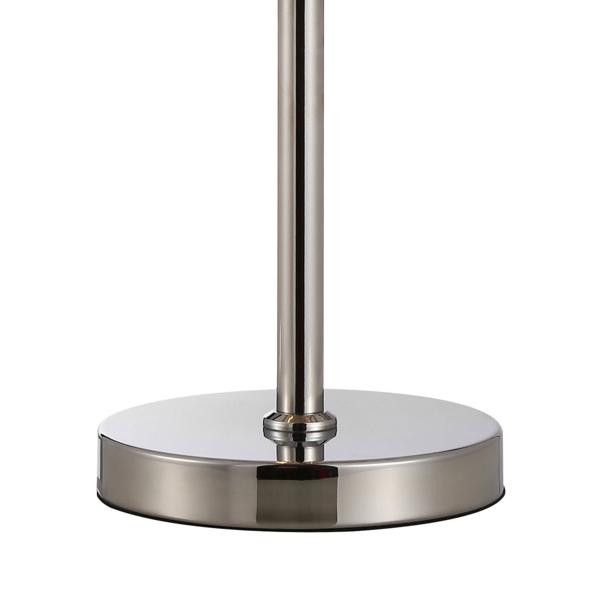 Chrome lamp base and pole