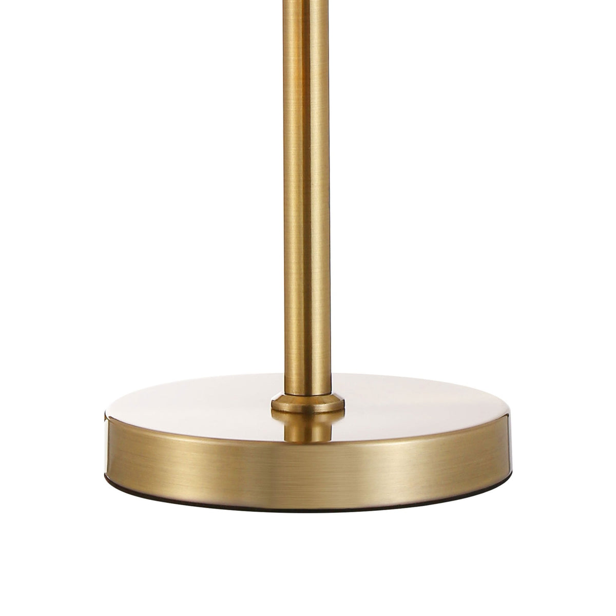 Torrington Table Lamp in Antique Brass with Clear Crystals