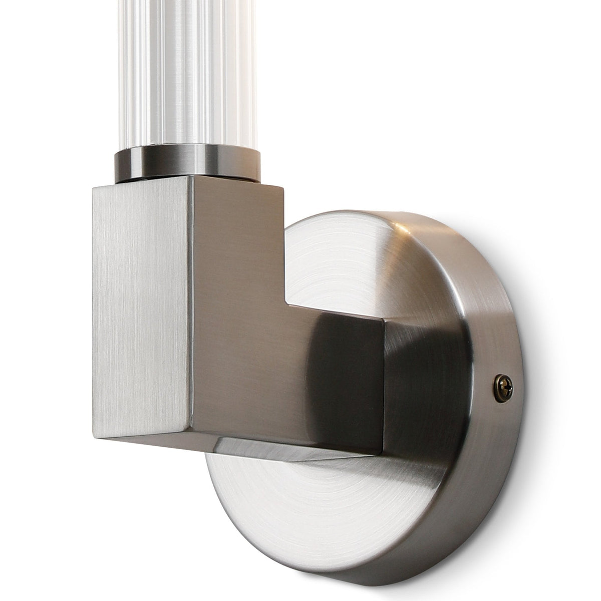 Ashill IP44 Bathroom Wall Light in Satin Nickel by Lumiere