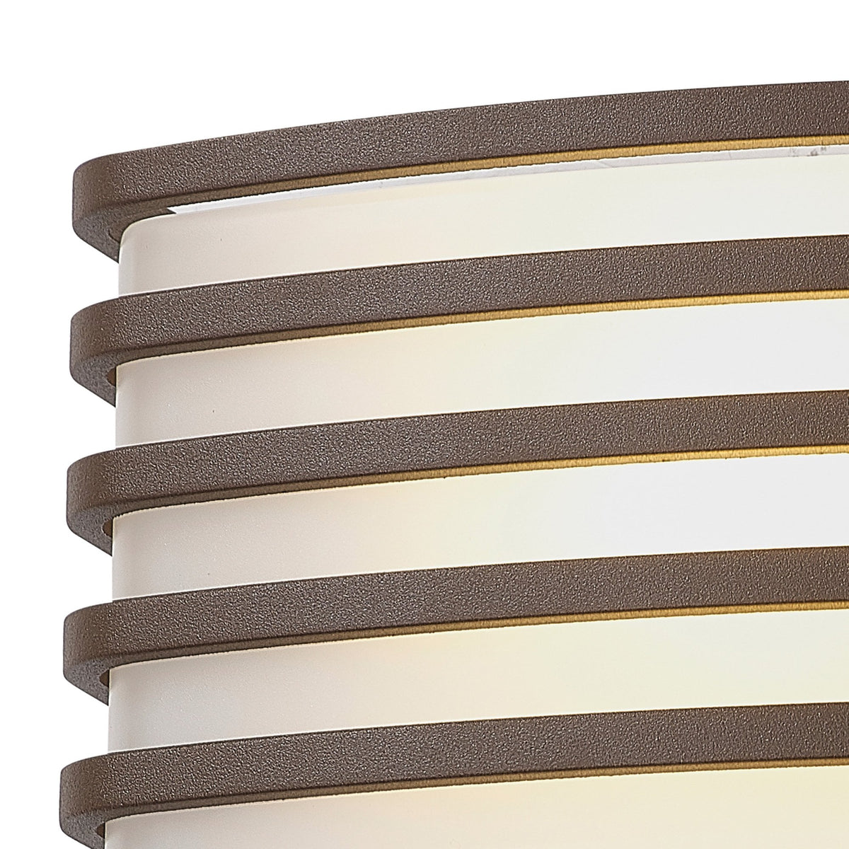 Babeny IP54 Exterior Wall Light in Matt Brown