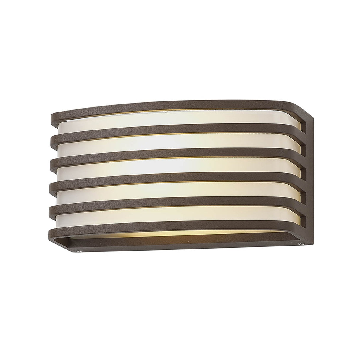 Babeny IP54 Exterior Wall Light in Matt Brown
