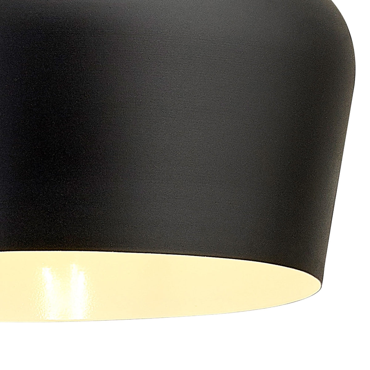Dartington Pendant in Black with Gold Detail