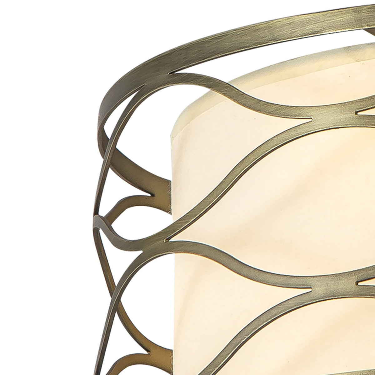 Cotleigh 610mm Pendant Convertible to Semi Flush Light in Aged Gold