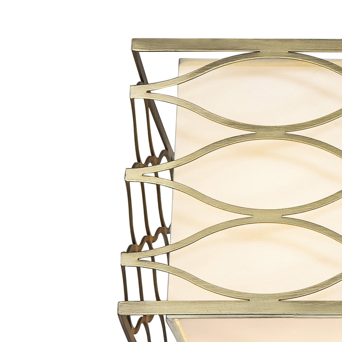 Cotleigh Rectangle Pendant Convertible to Semi Flush Light in Aged Gold