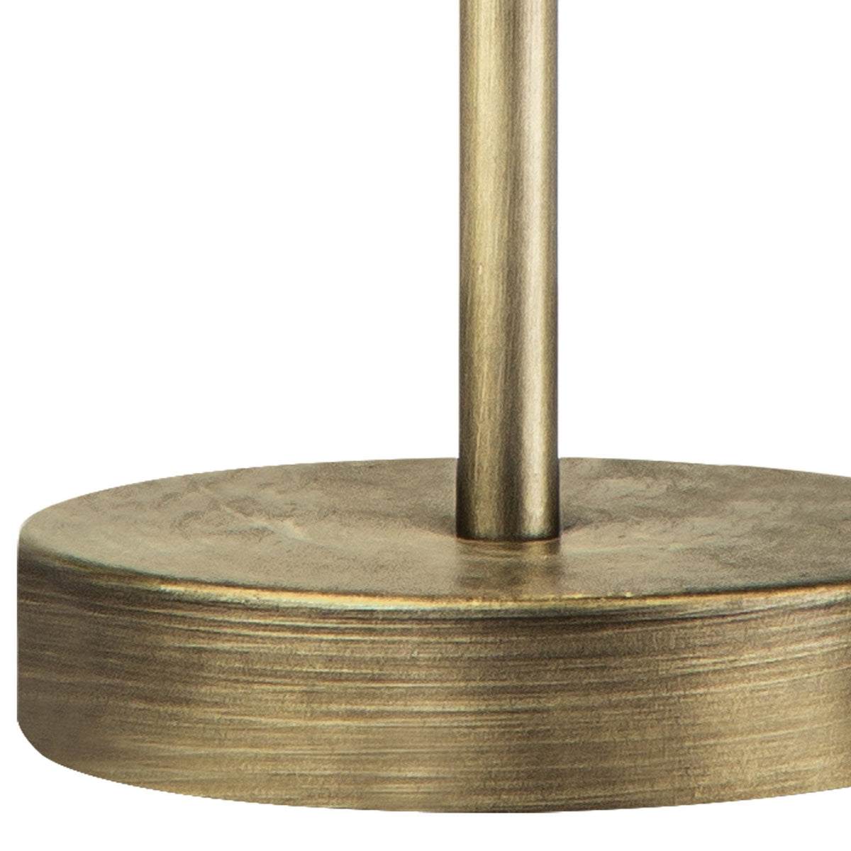 Cotleigh Table Lamp in Aged Gold & Cream Fabric Shade