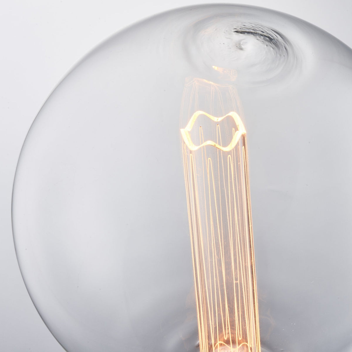 E27 Etched Filament Tube Extra Warm White 200mm LED Globe 2.8W 2000K 120lm