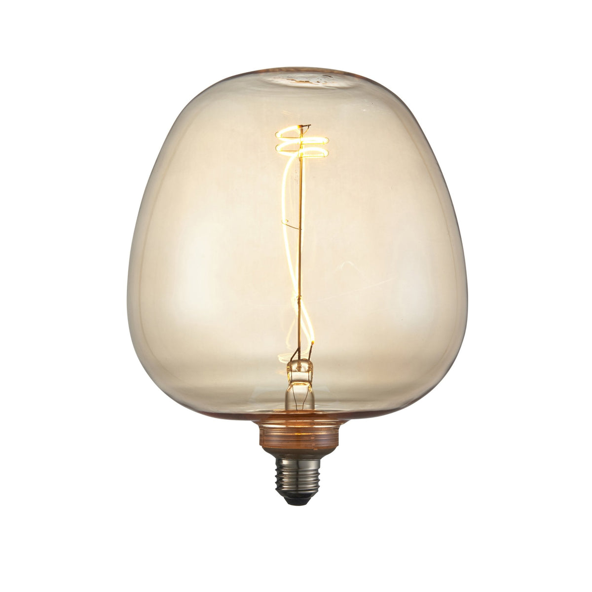E27 Amber Swirl Filament Extra Warm LED 4W 320lm 2000K