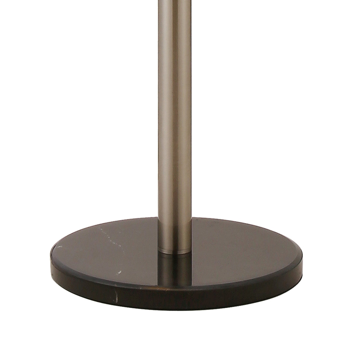 Shute 11lt Floor Lamp in Satin Nickel & Opal Glass