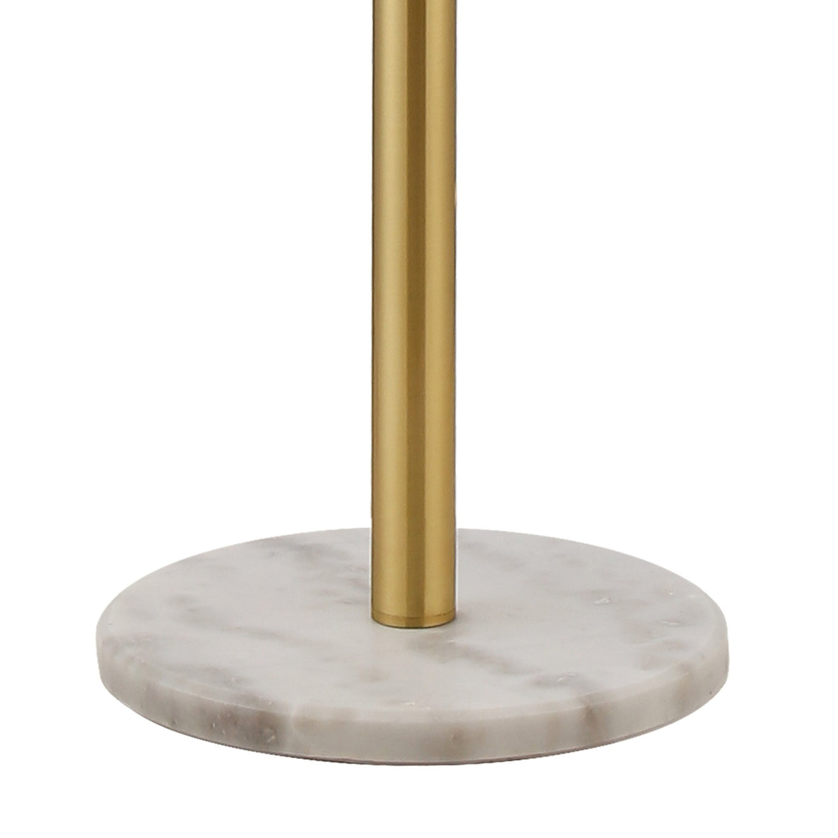 Shute 11lt Floor Lamp in Satin Gold & Opal Glass