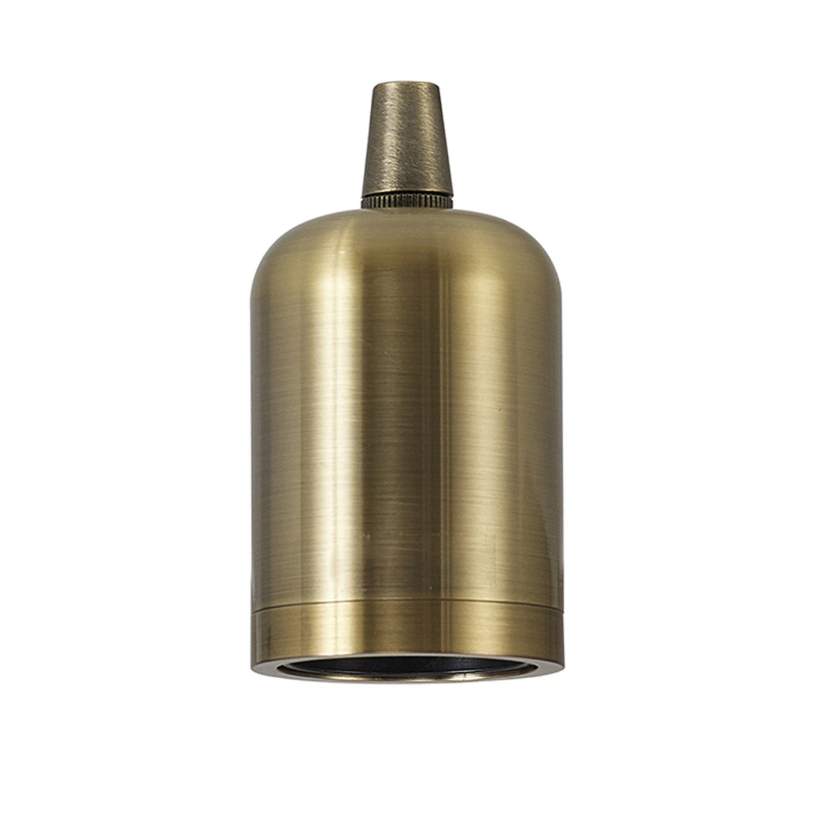 Abode Lampholder & Deeper Shade Ring in Brushed Bronze