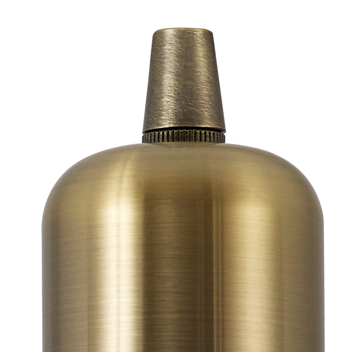 Abode Lampholder & Deeper Shade Ring in Brushed Bronze