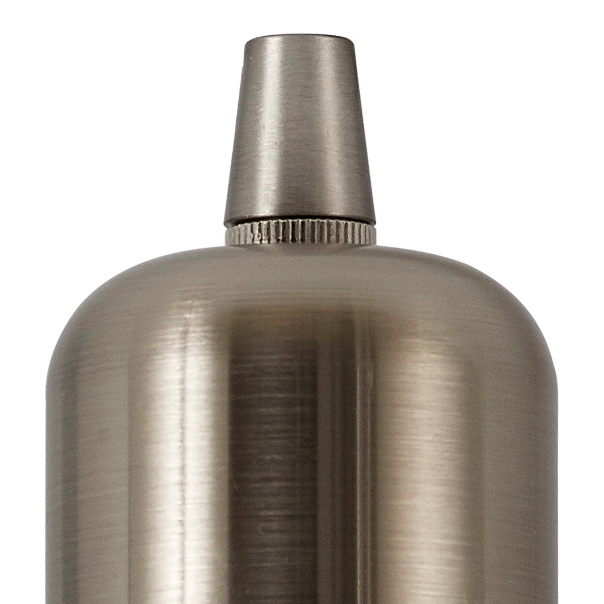 Abode Lampholder & Deeper Shade Ring in Brushed Nickel
