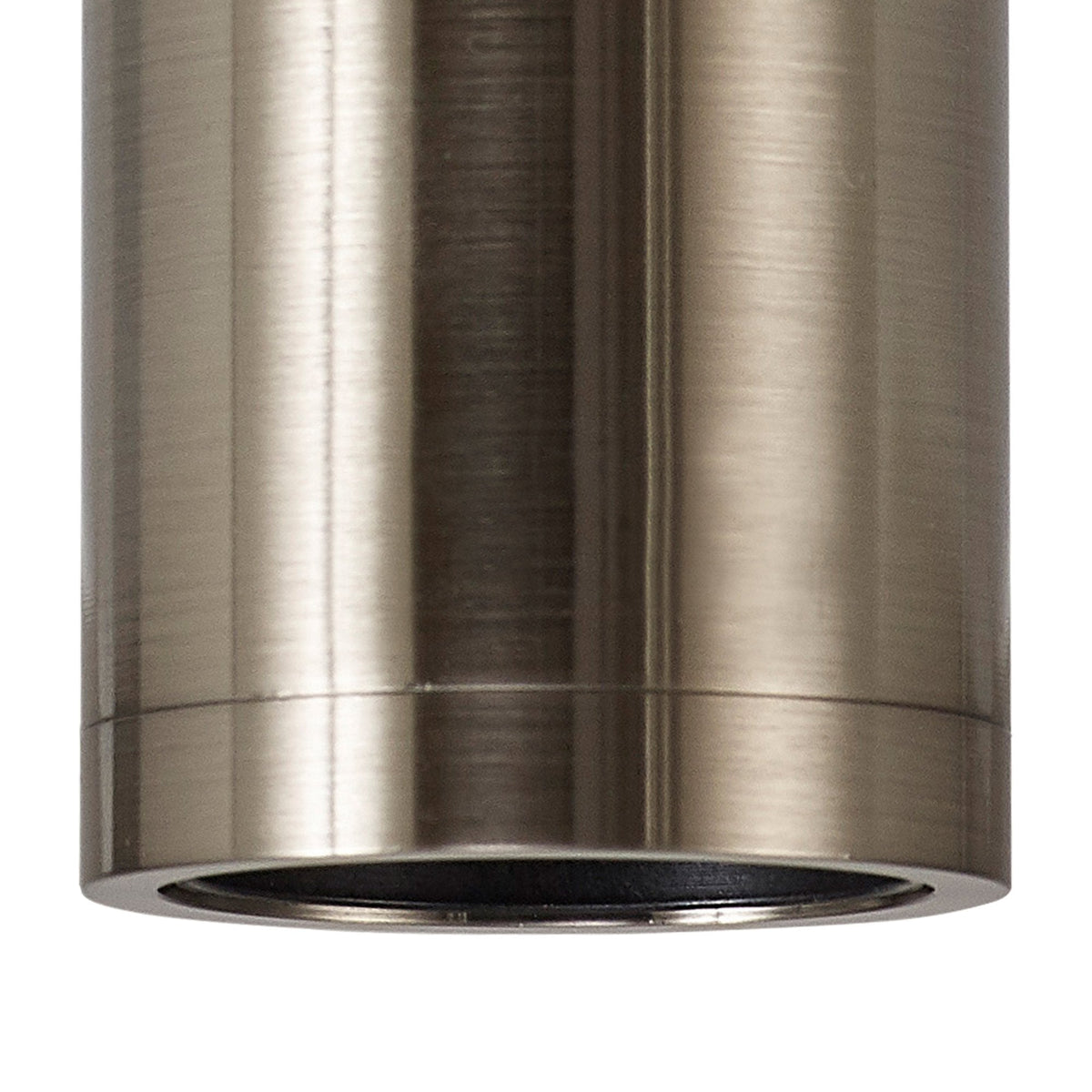 Abode Lampholder & Deeper Shade Ring in Brushed Nickel