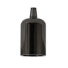 Abode Lampholder & Deeper Shade Ring in Black Chrome