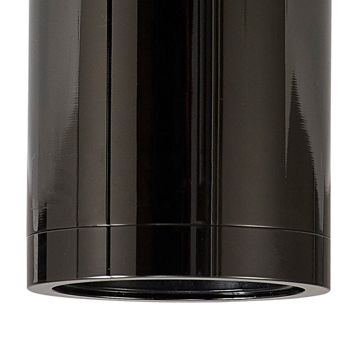 Abode Lampholder & Deeper Shade Ring in Black Chrome