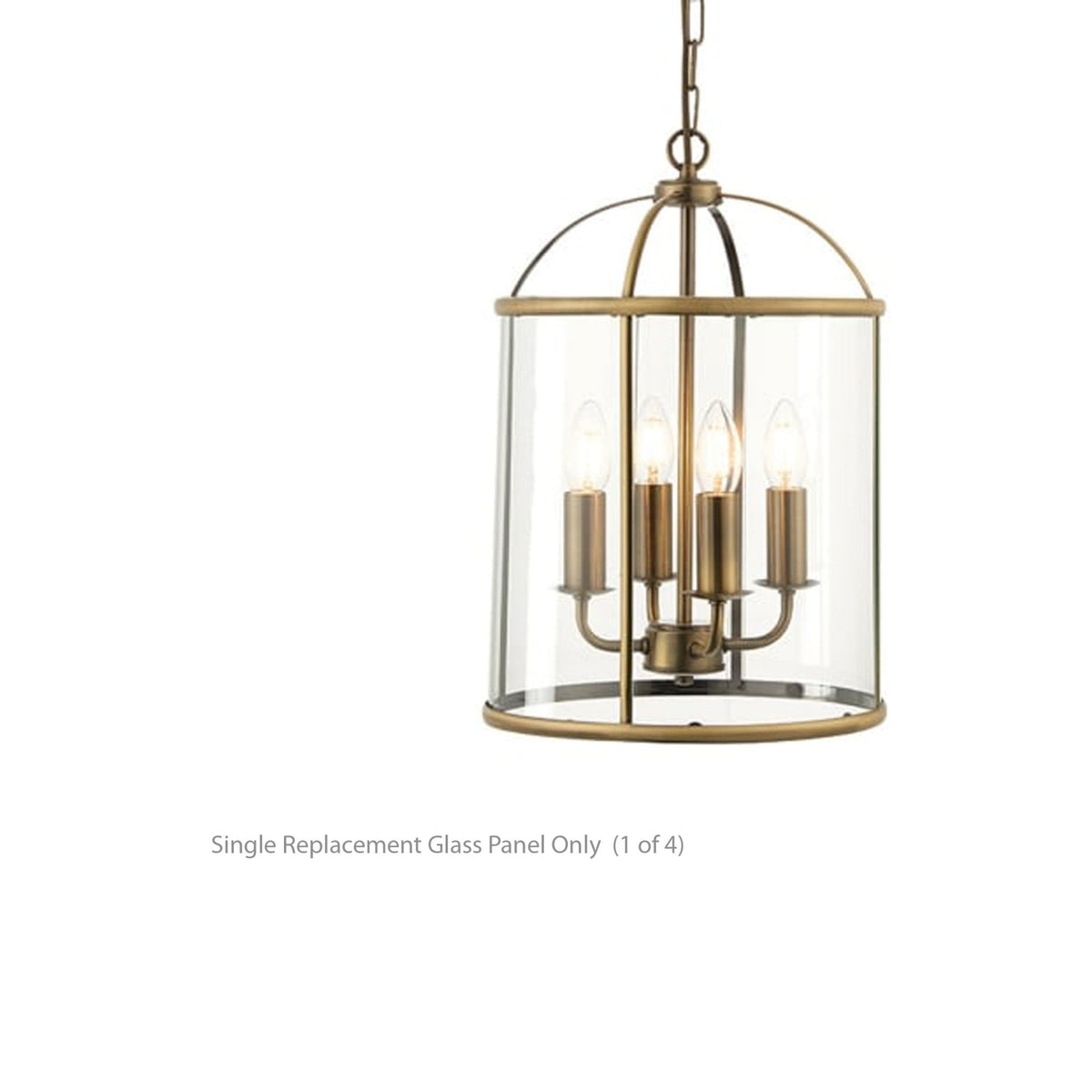 Replacement Glass Panel for Endon Large Lambeth Range