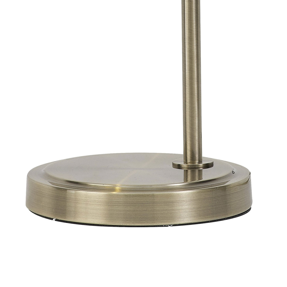 Stowford Table Lamp in Antique Brass & Clear Prismatic Glass