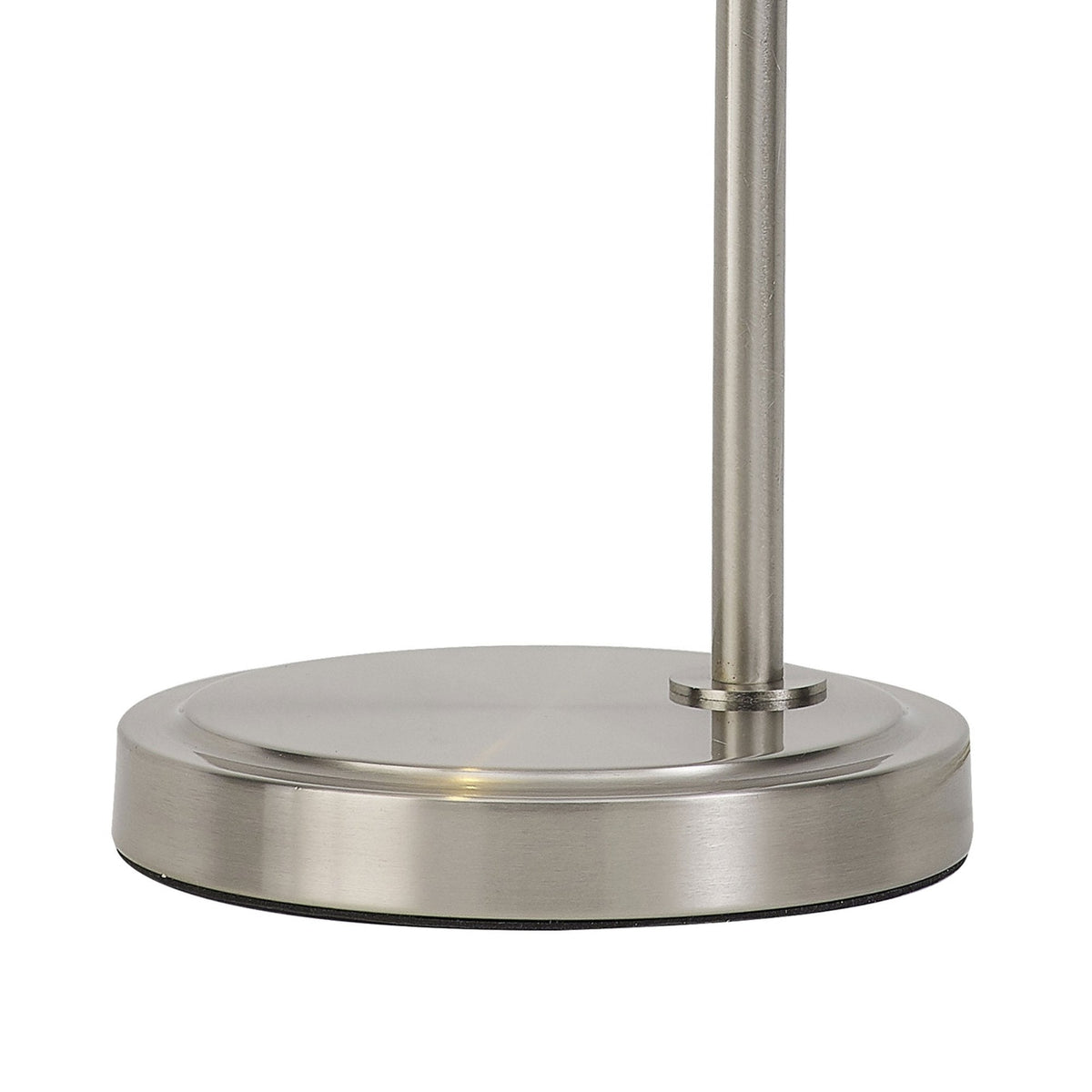 Stowford Table Lamp in Satin Nickel & Frosted Prismatic Glass