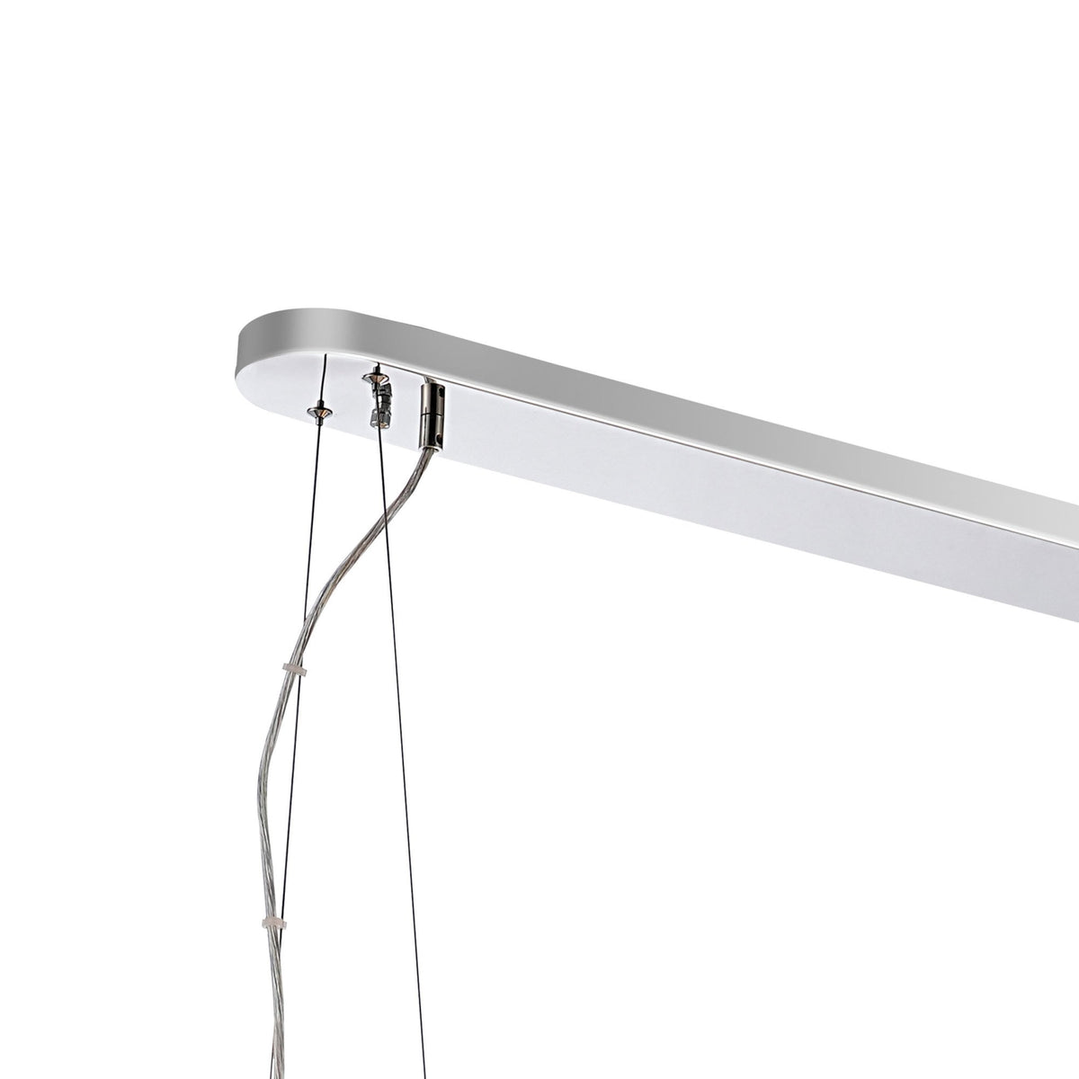 Kelly Thirty Six Light Oblong Pendant in Polished Nickel & Amber Glass