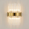 Kelly 300mm Wall Light in Brass & Clear Glass