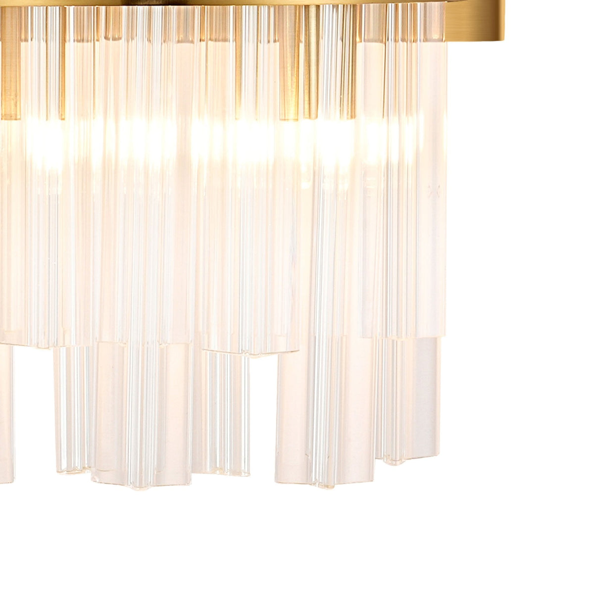 Kelly 300mm Wall Light in Brass & Clear Glass