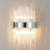 Kelly 300mm Wall Light in Polished Nickel & Clear Glass