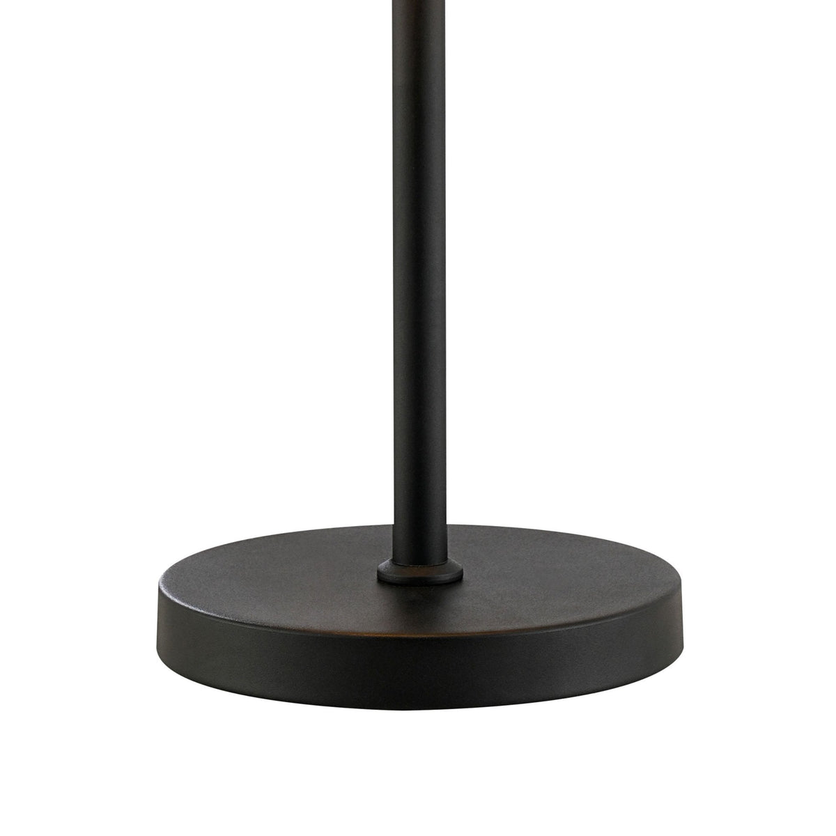 Kelly Table Lamp in Satin Black & Smoke Glass
