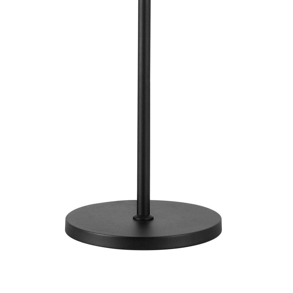 Kelly Floor Lamp in Satin Black & Smoke Glass