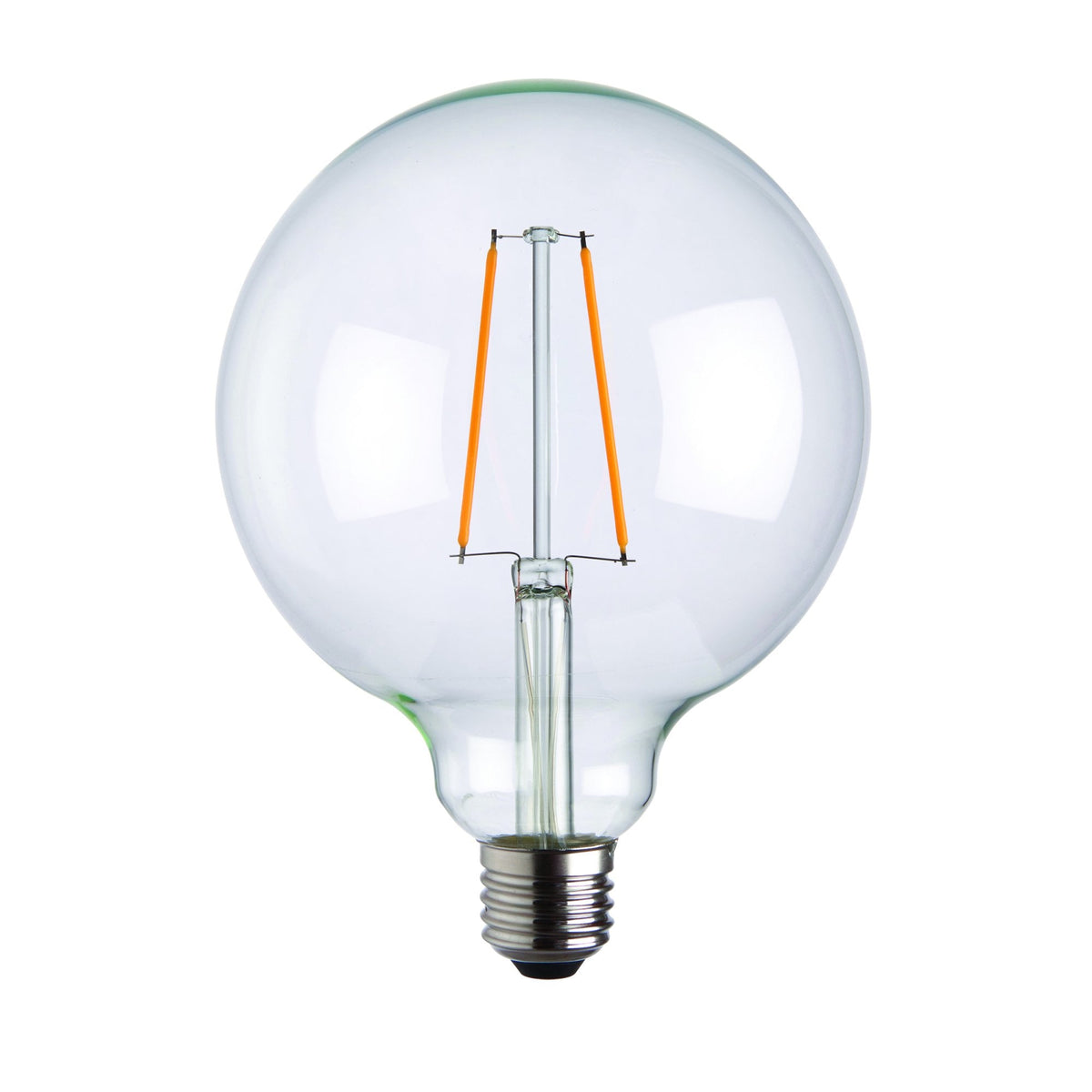 E27 Extra Warm White 125mm LED Globe 2W 210lm 2200K