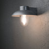 Mani Outdoor IP44 E27 Wall Light in Grey