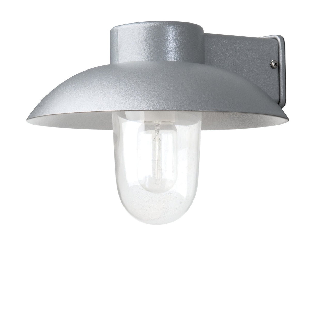 Mani Outdoor IP44 E27 Wall Light in Grey