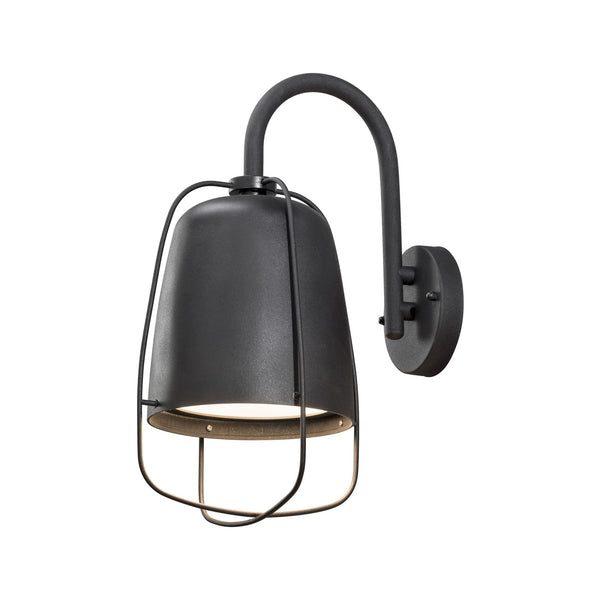 Perugia IP44 Outdoor E27 Wall Light in Black