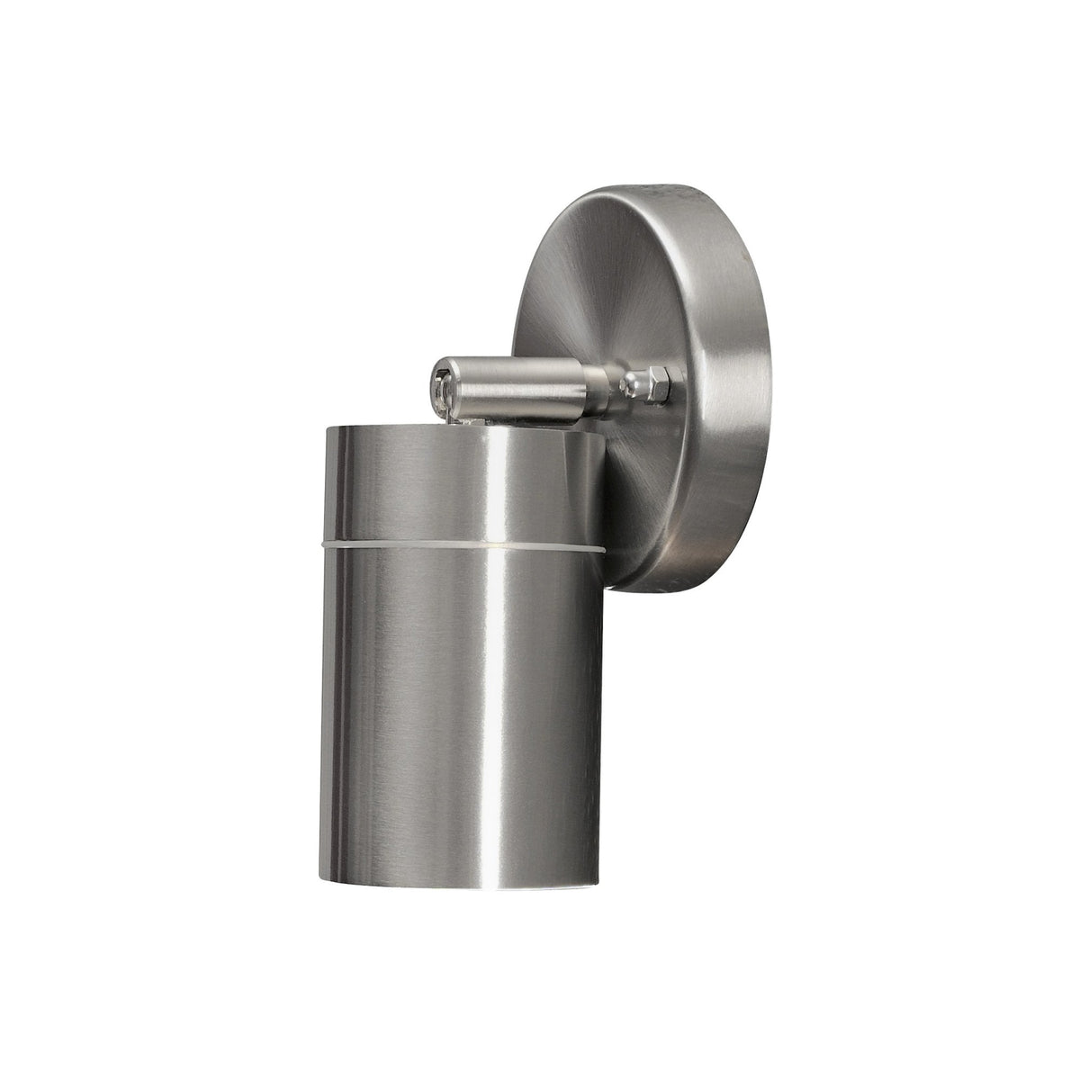 Modena Adjustable GU10 Spotlight in Brushed Stainless Steel