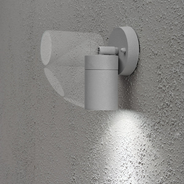 Modena Adjustable GU10 Spotlight in Light Grey