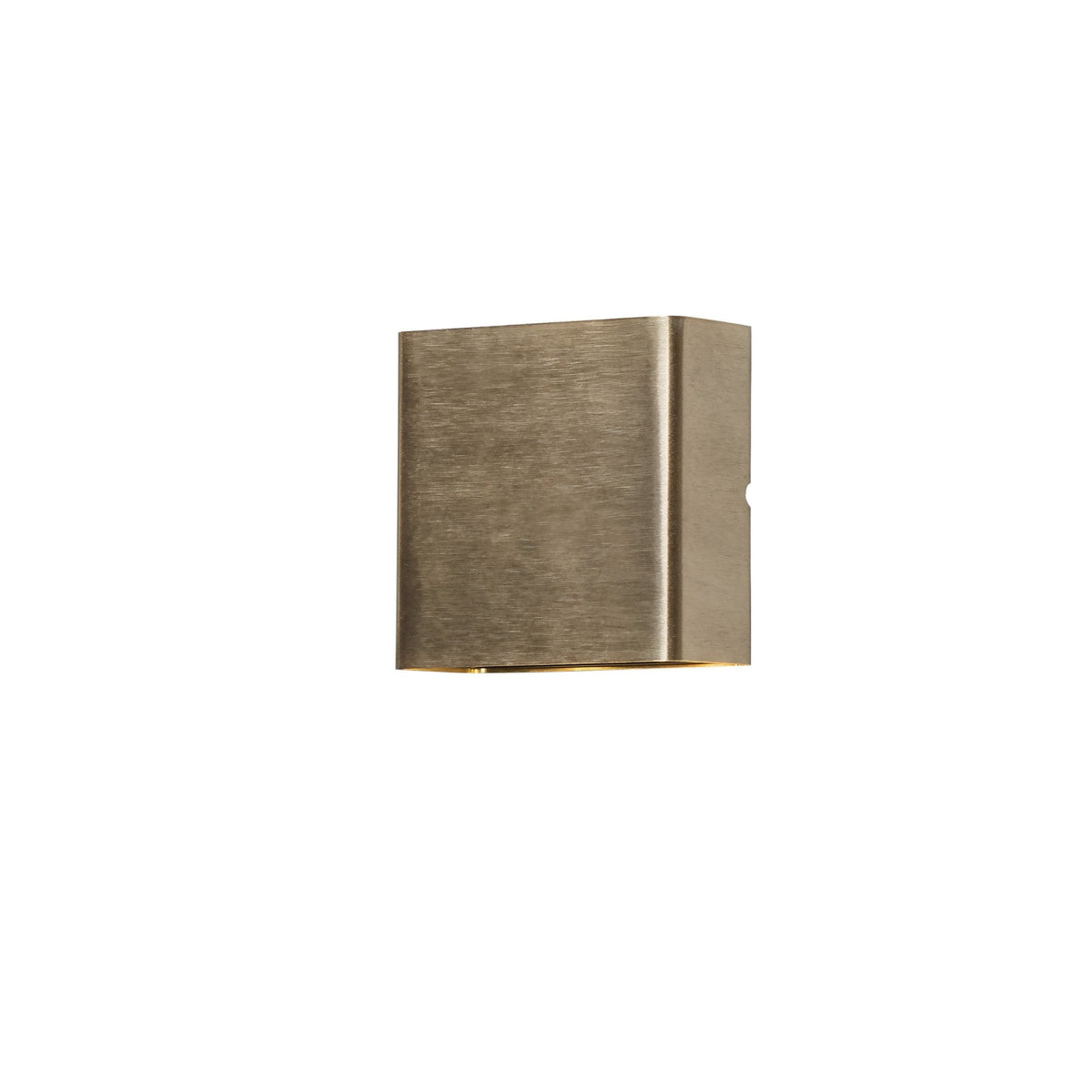 Chieri IP54 Twin 4w LED Wall Light in Brushed Brass Finish