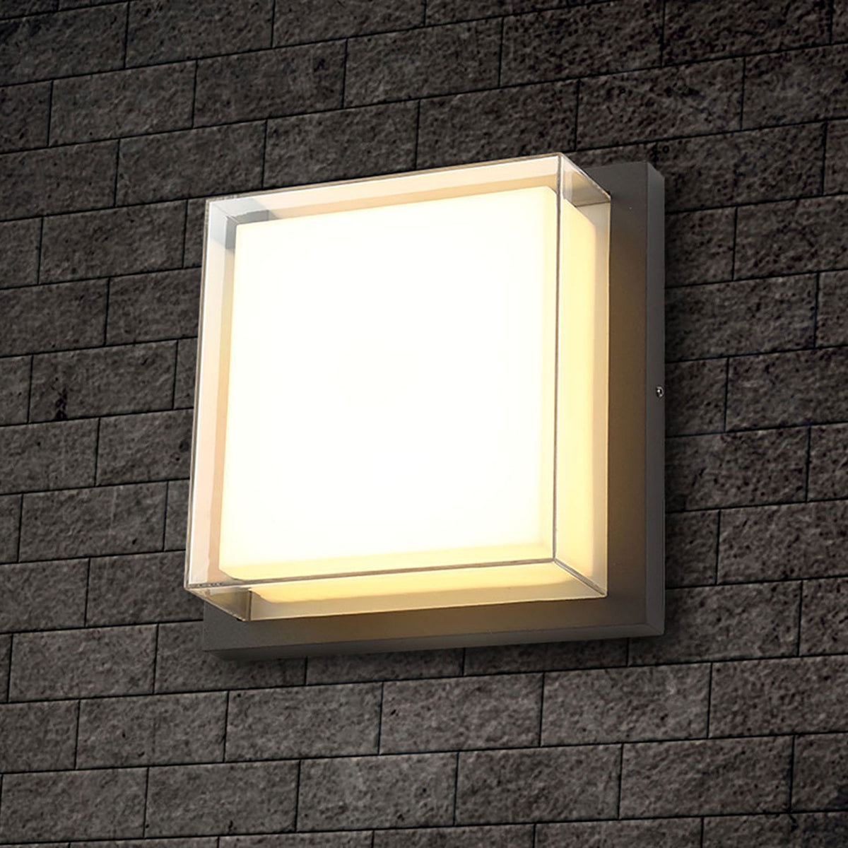 Ashwater IP65 Exterior 16w LED Wall Light in Anthracite