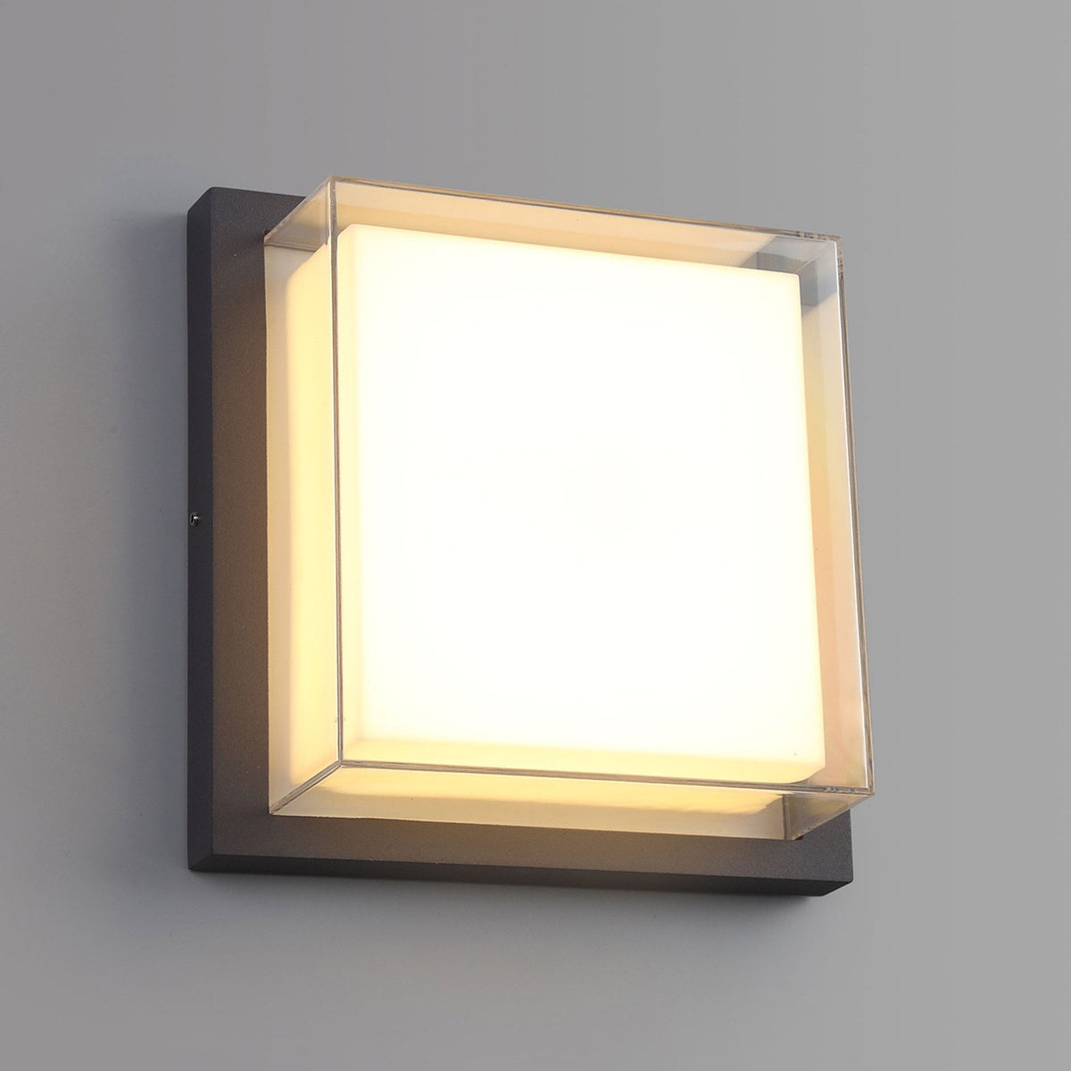 Ashwater IP65 Exterior 16w LED Wall Light in Anthracite