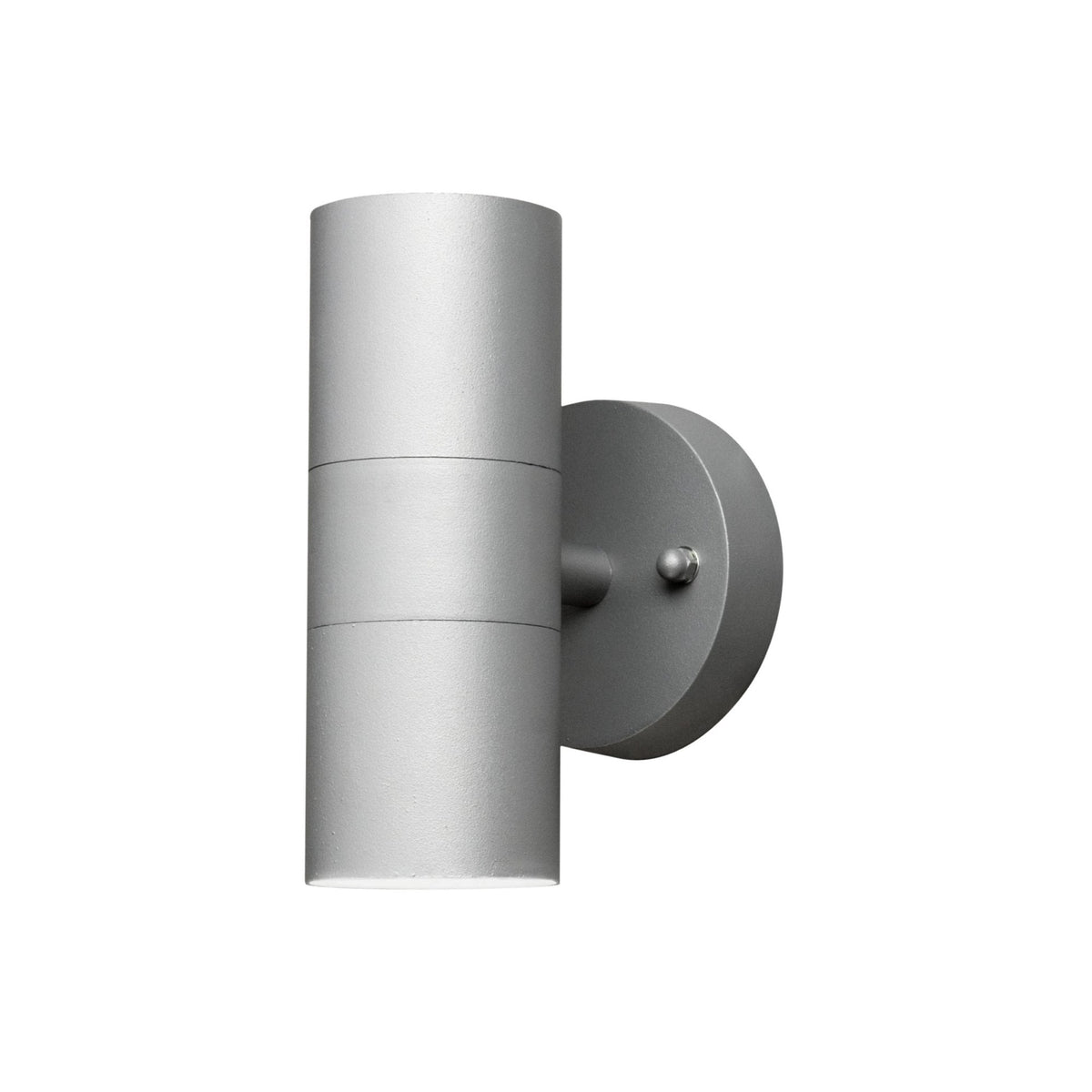 Modena Outdoor IP44 Twin GU10 Wall Light in Grey