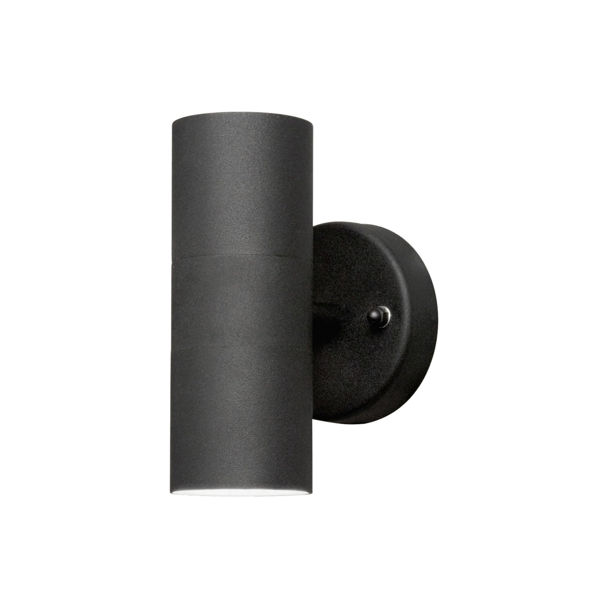 Modena Outdoor IP44 Twin GU10 Wall Light in Black