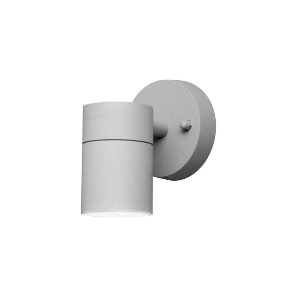 Modena Outdoor IP44 Single GU10 Wall Light in Grey
