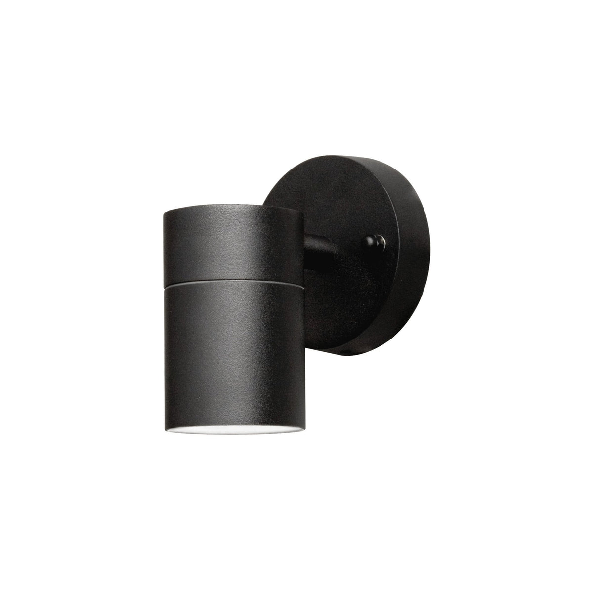 Modena Outdoor IP44 Single GU10 Wall Light in Black