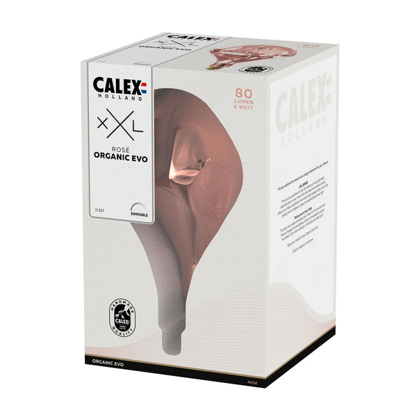 E27 Organic Evo Rose Dimmable Extra Warm White LED 6W 1800K 80lm