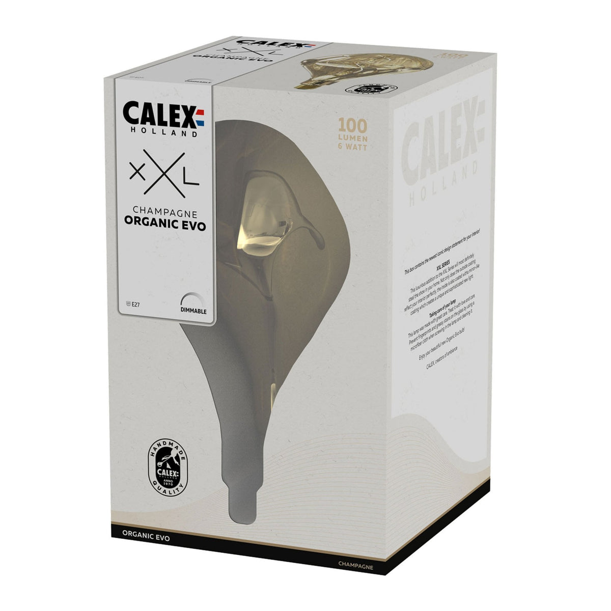 Organic Evo Champagne Dimmable Extra Warm White LED 6W 1800K 100lm