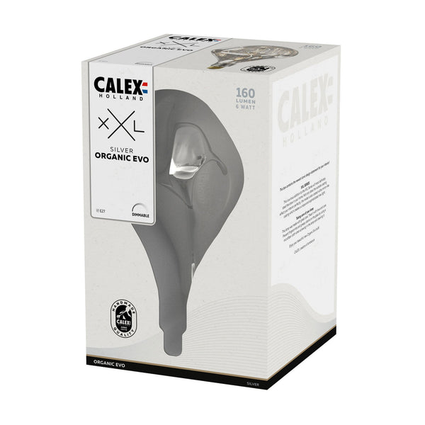 Organic Evo Silver Dimmable Extra Warm White LED 6W 1800K 160lm