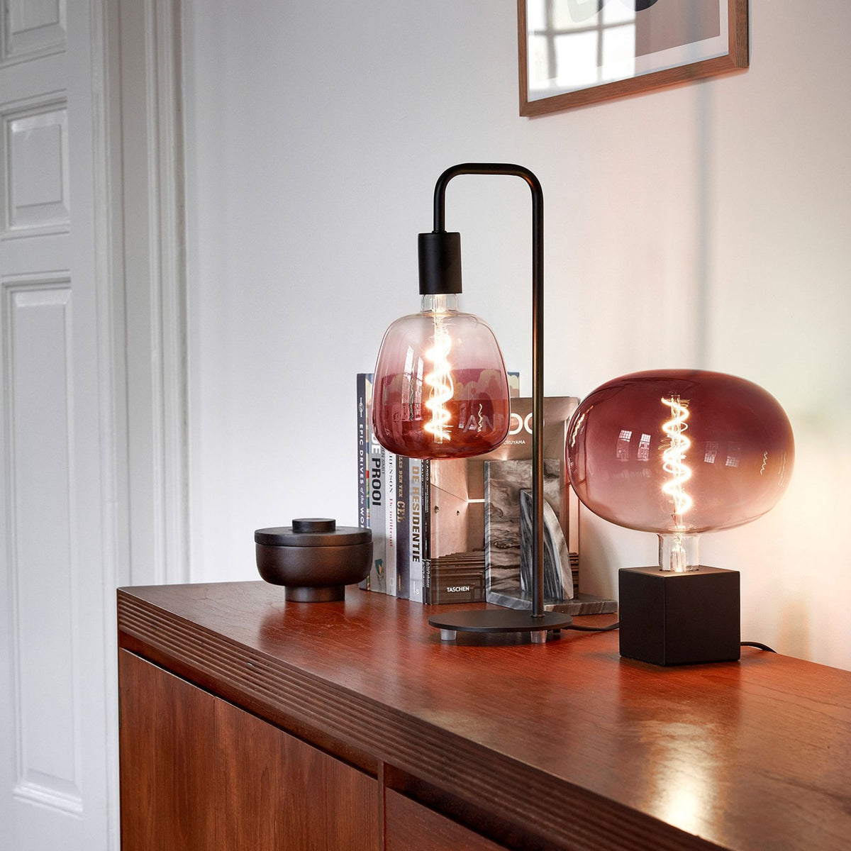 E27 Kiruna Marron Gradient Dimmable Extra Warm White LED 5W 130lm 1800K