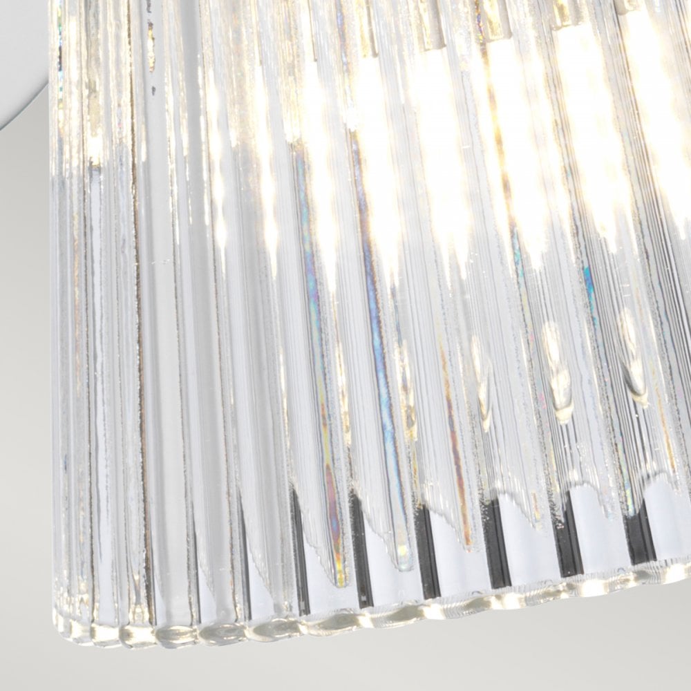 Addison IP44 Single Arm Wall Light in Polished Chrome