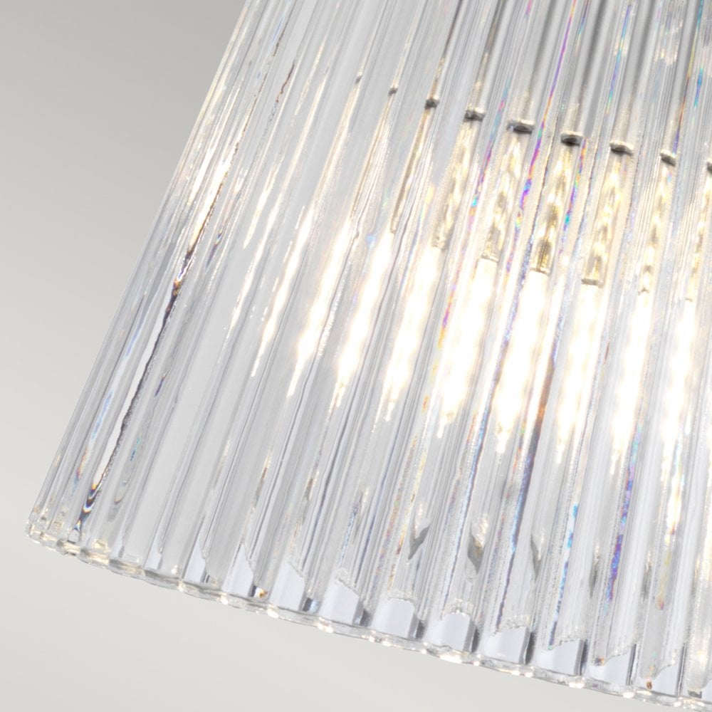 Addison IP44 Two Arm Wall Light in Polished Chrome