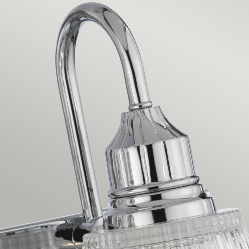 Addison IP44 Three Arm Wall Light in Polished Chrome