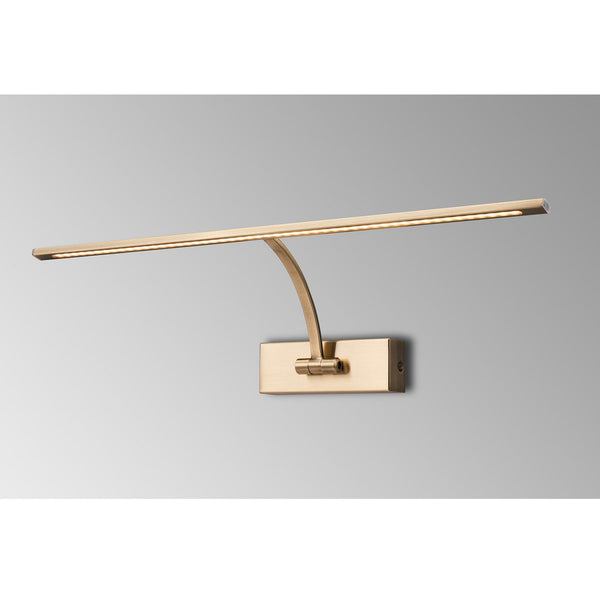 Powderham 560mm 10W LED Adjustable Picture Light in Antique Brass