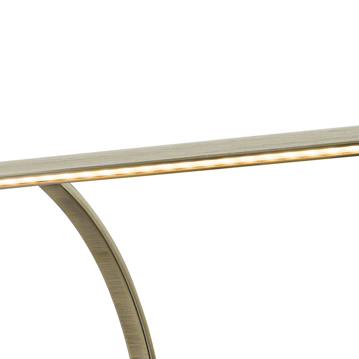 Powderham 560mm 10W LED Adjustable Picture Light in Antique Brass